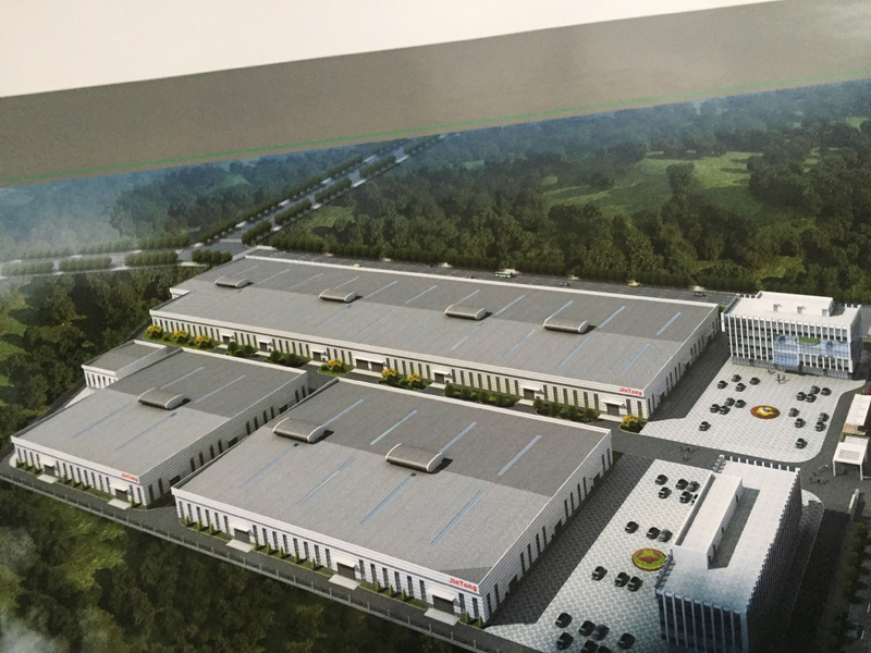 鋼構(gòu)工程 潔凈板案例工程 鳥瞰圖